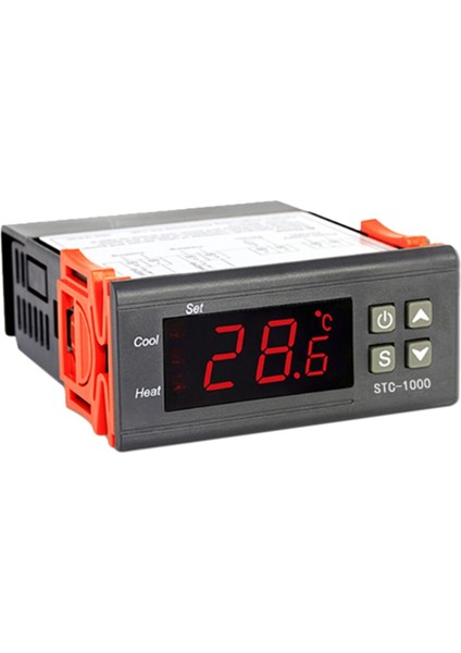 Çok Amaçlı Dijital Sıcaklık Kontrol Cihazı Fahrenheit ve Santigrat Termostat Withr (Yurt Dışından)