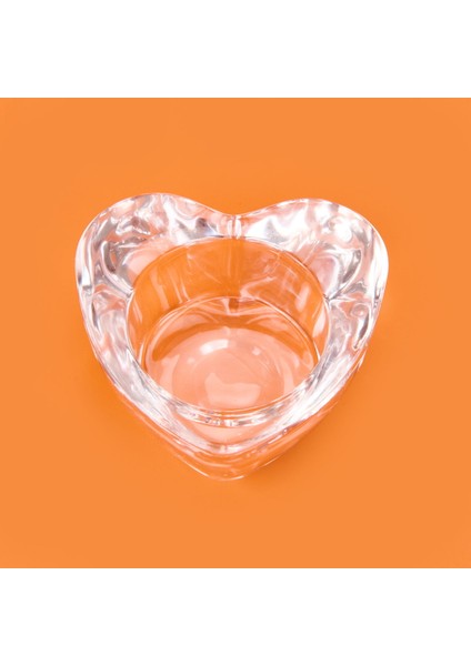 Deco Heart Mumluk - Şeffaf -6,8X2X8 cm