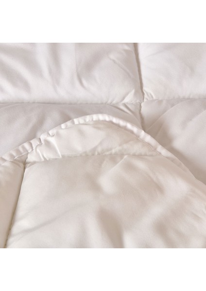 Soft Tek Kişilik Microfiber Yorgan - Beyaz - 155X215 cm modelleri