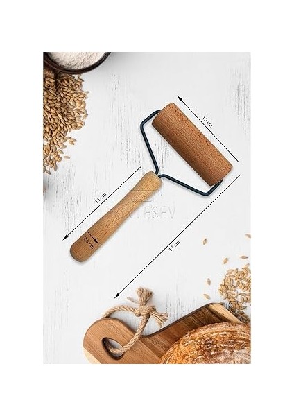 Zambak Serisi Ahşap Hamur Açma Oklavası Merdanesi Rulosu 4 Lü Set Echo2 fırsatları