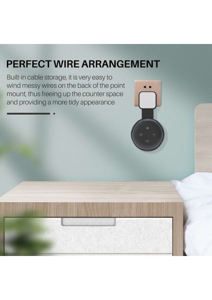 Dot 3. Nesil Soket Duvara Montaj Braketi Için Uygun, Yerden Tasarruf Sağlayan Aksesuarlar, Hat Yönetimli (Yurt Dışından) fırsatları