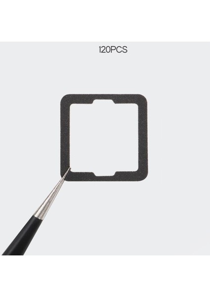 120 Adet/paket Mekanik Klavye Anahtarı Pad Tek Anahtar Filmi Köpük Malzeme Konumlandırma Plakası Ayak Pedi Anti-Statik, A (Yurt Dışından) fiyatları