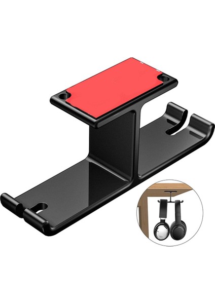 Kulaklık Tutucu Yapışkan Kulaklık Tutucu Çift Kulaklık Tutucu Tüm Kulaklıklar Için Evrensel Metal Oyun Kulaklığı Tutucu (Yurt Dışından) fiyatları