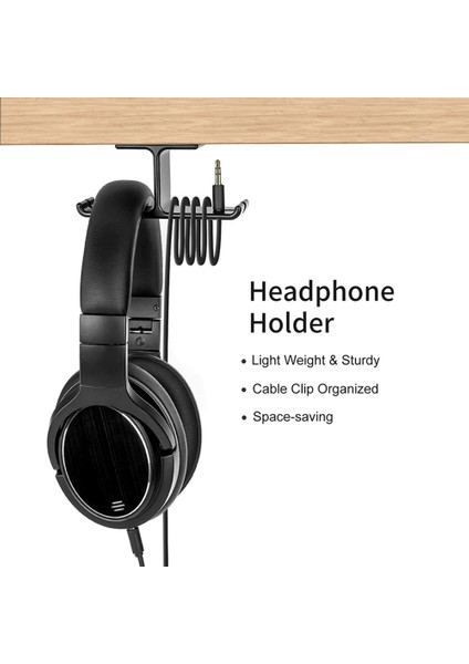 Kulaklık Tutucu Yapışkan Kulaklık Tutucu Çift Kulaklık Tutucu Tüm Kulaklıklar Için Evrensel Metal Oyun Kulaklığı Tutucu (Yurt Dışından) indirimleri