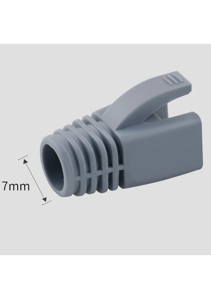 RJ45 Cat7 Kapaklar CAT6A Ağ Ethernet Kablosu Konektörü Cat 7 Fiş Koruyucu R Çizme Kılıf Renk Od 7mm (Mavi) (Yurt Dışından) fırsatları