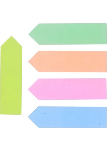 Okul ve Ofis Için 100 Adet Yapışkan Not Marker Etiket Renkli Küçük Etiketler, Sayfa Işaretleyiciler, 12 x 44 Mm, 5 Renk (Yurt Dışından) indirimleri