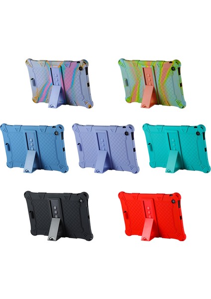 M40SE 10.1 Inç Tablet Kılıfı Için Silikon Kılıf Tablet Standı ve Kalemli Düşmeyi Önleyici Koruma Kılıfı (Kırmızı) (Yurt Dışından) modelleri