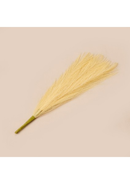 Dekoratif Tüy - Sarı - 44 cm