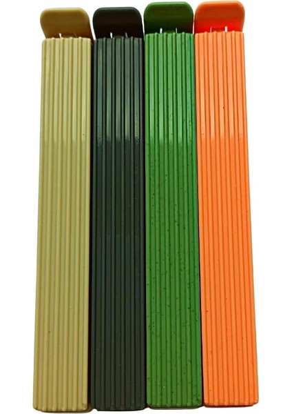 Çok Renkli Pratik Poşet Klipsi, Paket, Ambalaj, Torba, Çanta Kapatıcı Plastik Kilidi, Mandalı (Karışık 8 Adet) fırsatları