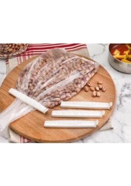 Çok Renkli Pratik Poşet Klipsi, Paket, Ambalaj, Torba, Çanta Kapatıcı Plastik Kilidi, Mandalı (Karışık 8 Adet) indirimleri