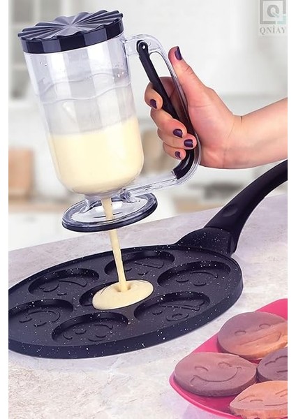 Pratik Seri Hamur Porsiyonlayıcı 1 Lt Pancake Ölçekli Krema Hamur Puding Dağıtıcı Akıtma fırsatları