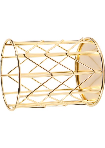 Altın Içi Boş Kalem Tutucu Çok Fonksiyonlu Metal Kalem Tutucu Makyaj Fırça Tutucu Ev Ofis Masası Dekorasyon (Yurt Dışından) modelleri