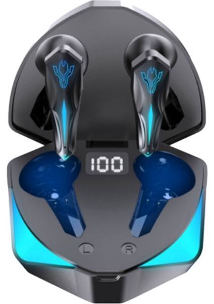 Kablosuz Bluetooth Kulaklık Akıllı Gürültü Azaltma Hd Çağrı Tws 5.1 Kablosuz Kulaklık Serin Aydınlatma Bluetooth Kulaklıklar (Yurt Dışından)