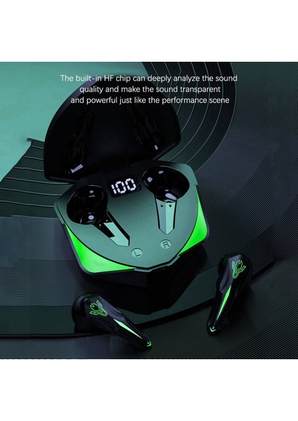 Kablosuz Bluetooth Kulaklık Akıllı Gürültü Azaltma Hd Çağrı Tws 5.1 Kablosuz Kulaklık Serin Aydınlatma Bluetooth Kulaklıklar (Yurt Dışından) fırsatları