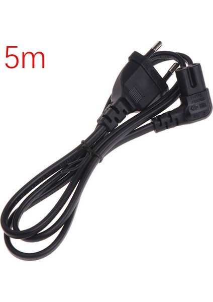 Sağ Açılı Ab Euro Ac Güç Kablosu Kablosu Ab 2 - Tv, Yazıcılar, Kameralar Için Şekil 8 C7,(5,0m)(Ab Fişi) (Yurt Dışından) indirimleri