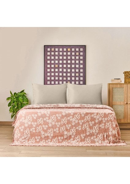 Soft Belloria Çift Kişilik Yatak Örtüsü - Kiremit - 220X255 cm fiyatları