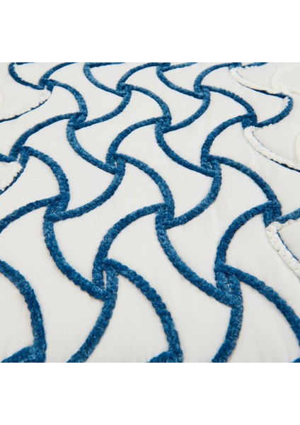 Store Adriel Çift Kişilik 3 Parça Yatak Örtüsü Seti - Indigo fiyatları