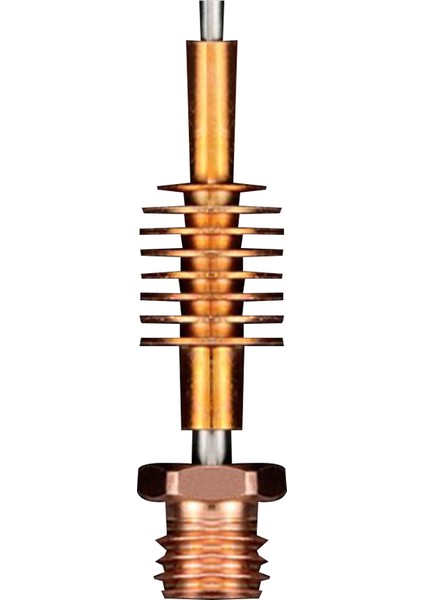 Kırmızı Kertenkele Alüminyum ve Bakır Sıcak Uçlu V1 Evrensel Standart Akış Borusu 3D Yazıcı Aksesuarları Için (Yurt Dışından)