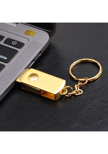 USB Flash Sürücü 8gb 4M-20MB/S Hız USB 2.0 Mini Metal Memory Stick U Disk Hafıza Kartı Altın(8g) (Yurt Dışından) fırsatları