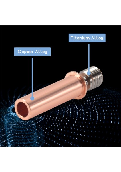1 Adet Bimetal Sıcak Eriyik Bakır-Titanyum Alaşımlı Hortum, -6 Se/max/-5 Pro 3D Yazıcıya Uygun (Yurt Dışından) fırsatları