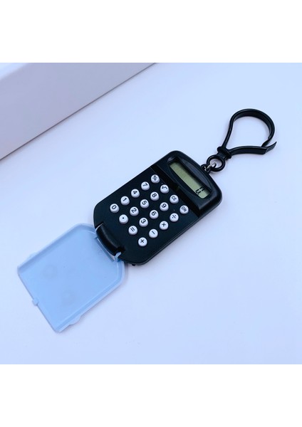 Siyah Taşınabilir Haneli Hesap Makinesi Mini Hesap Makinesi Karikatür Sevimli Anahtarlık Ofis Malzemeleri Öğrenci Için Özel Hesap Makinesi (Yurt Dışından) modelleri