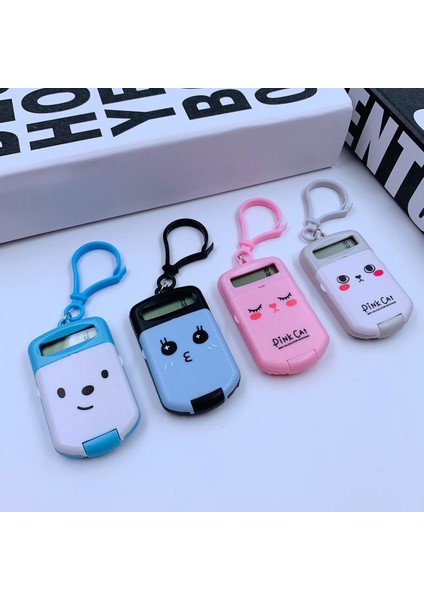 Siyah Taşınabilir Haneli Hesap Makinesi Mini Hesap Makinesi Karikatür Sevimli Anahtarlık Ofis Malzemeleri Öğrenci Için Özel Hesap Makinesi (Yurt Dışından) fırsatları