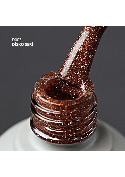 Disko Kalıcı Oje D003 Kahverengi 10 ml, Reflective Flash Gel Polish fiyatları
