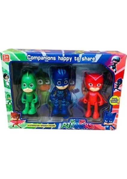 Pjmasks Figürleri Seti Cizgi Flim Oyuncak Figürleri