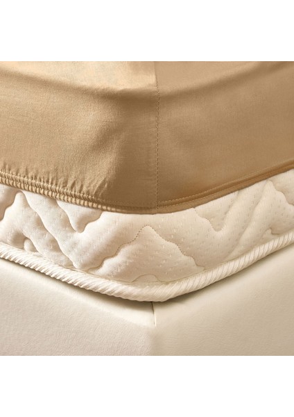 Soft Çift Kişilik Lastikli Çarşaf - Sütlü Kahverengi - 160X200 cm fiyatları