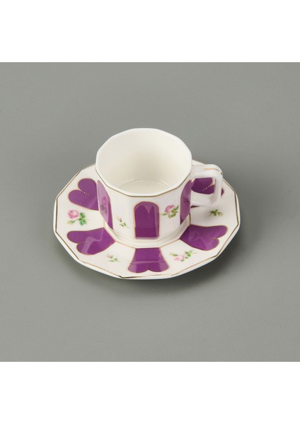 Acem 12 Parça Kahve Fincan Takımı - Renkli modelleri