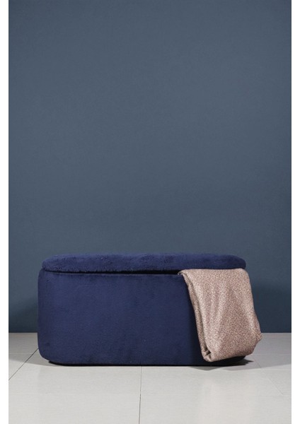 Oval Büyük Sandıklı Puf – Yumuşacık Doku Teddy Kumaş Makyaj Masa Pufu Bench fiyatları