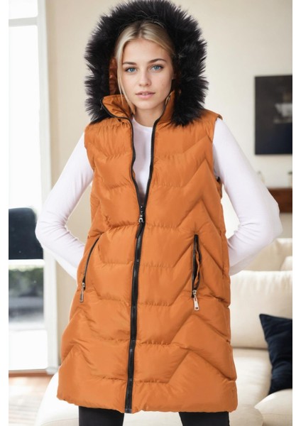 Z9761 Dewberry Bayan Yelek-Taba