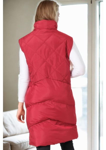 Z9743 Dewberry Bayan Yelek-Bordo fiyatları