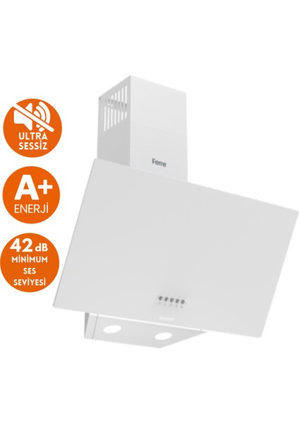 ve AFM Tech Markalı / SESSİZ Beyaz Cam Turbolu Ankastre Set ( D087-SA + FM2201 + FM7701 ) fiyatları