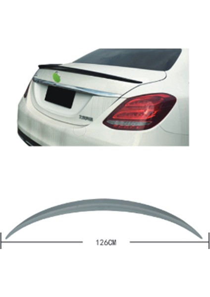 Mercedes Bagaj Spoyleri W205 Piano-Siyah -Amg-