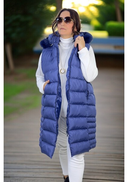 Çıkartılabilir Kapüşonlu Ara Boy Kapitone Şişme Yelek fırsatları