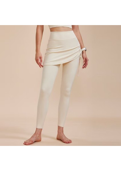 Yüksek Bel Etek Detaylı Kadın Tayt ve Atlet – Şık ve Rahat Tasarım W2010 fırsatları