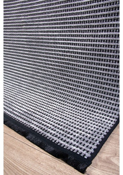 Gri Siyah Şönil Dokuma Kilim Halı – Hasır Desenli, Yıkanabilir, Kaymaz Taban – Salon, Oturma ve Çocuk Odası Yolluk Halısı modelleri