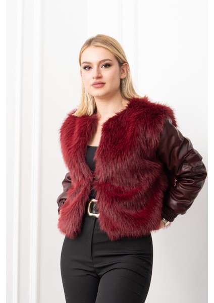 Urban Luxe Deri Kollu Peluş Kaban 2606 indirimleri