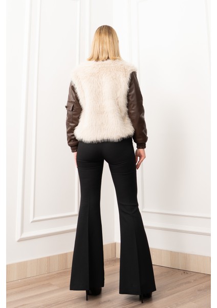 Urban Luxe Deri Kollu Peluş Kaban 2606 indirimleri