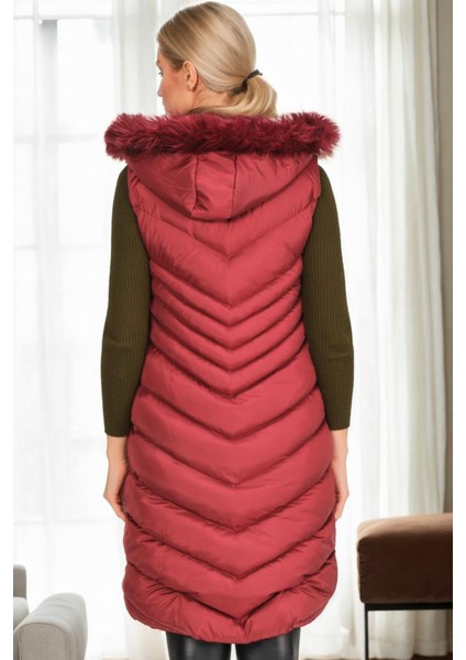 Z9725 Dewberry Bayan Yelek-Bordo fiyatları