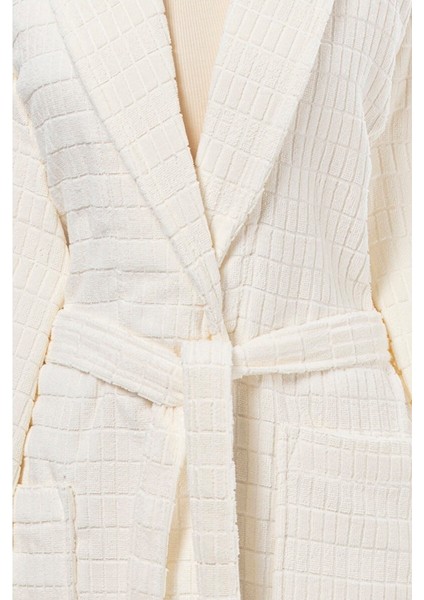 Land Aile Bornoz Seti İndigo Krem 2584