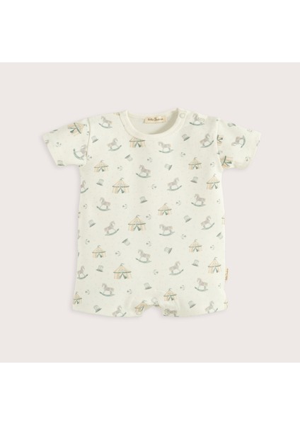 Cute Cırcus 2'li Tulum Set Ekru/baskılı fırsatları