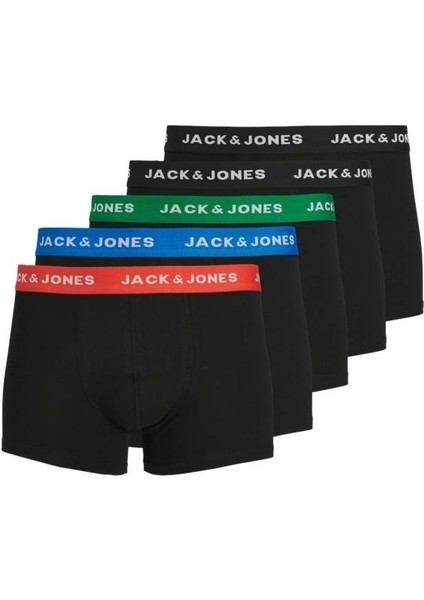 Jack&jones 12142342 Jachuey Trunks 5 Pack Blue Erkek Boxer