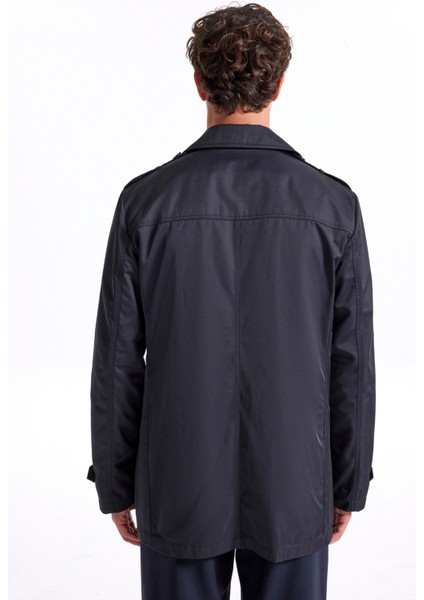 Lacivert Erkek Trençkot F5WM-TRC 2873 indirimleri