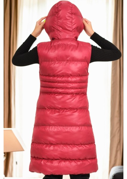 Z9757 Dewberry Bayan Yelek-Bordo fiyatları