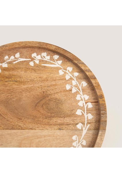 Fuchsia Sunum Tabağı 30 cm Natural indirimleri