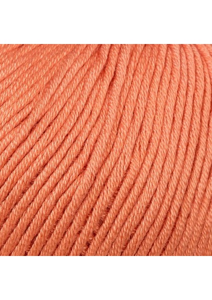La Mia Mercerized Cotton Turuncu El Örgü İpi - 201 - 33581 fiyatları