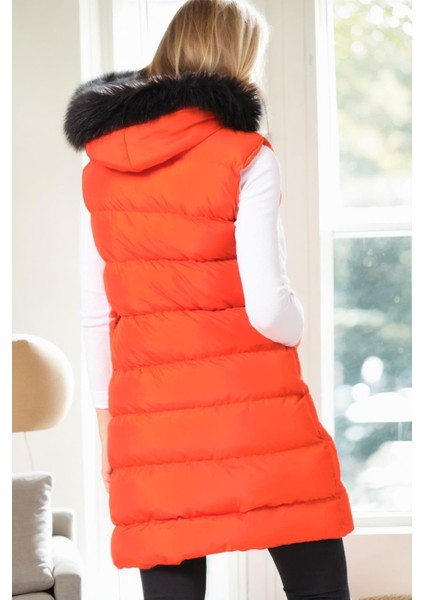 Z9761 Dewberry Bayan Yelek-Turuncu fiyatları