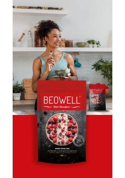 Nutri Breakfast – Sweet Bowl Mix - Freeze Dried Dondurularak Kurutulmuş Kahvaltılık Gevrek Karışımı